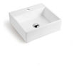 Imagen de Lavatorio apoyo rectangular 33.5x29x12 blanco DMC