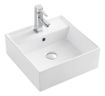 Imagen de Lavatorio apoyo cuadrado 38x38x13  blanco DMC