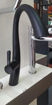 Imagen de Grifo cocina mesa extraible negro mate style DMC
