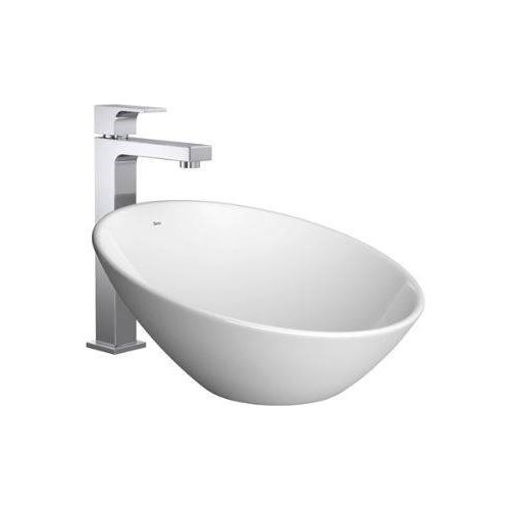 Imagen de Lavatorio apoyo medialuna L1036 blanco DECA