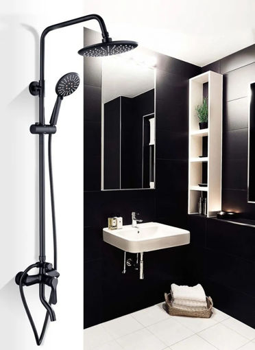 Imagen de BARRAL MONOC BAÑERA EXT. VALENCIA NEGRO MATE DMC