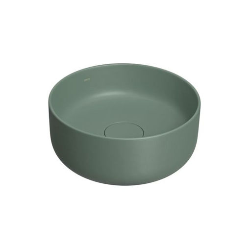 Imagen de Lavatorio apoyo redondo 30cm L12030 verde salvia DECA