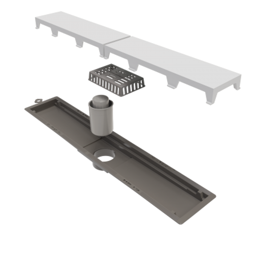 Imagen de Canaleta(Receptáculo) ducha 50 CM ABS blanco Novii LINEART