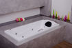 Imagen de Bañera hidromasaje 1.30x0.70x0.38 jets fibra de vidrio blanca Bella ASTRA