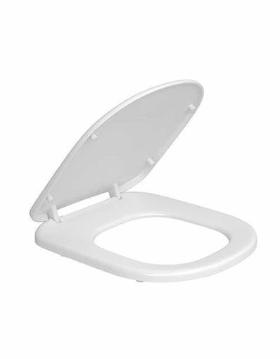 Imagen de Tapa para inodoro plástica Vogue Plus blanca DECA