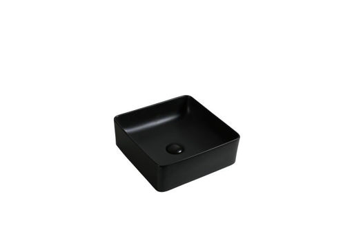 Imagen de LAVATORIO APOYO REDOND0 35x12 NEGRO MATE DMC