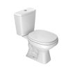 Imagen de Kit Aspen inodoro + cisterna + tapa + conexiones blanco DECA