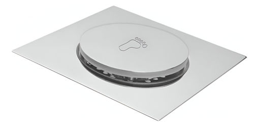 Imagen de REJILLA PARA PISO 20X20 CROMADA PUSH   DIMACO/LACHS