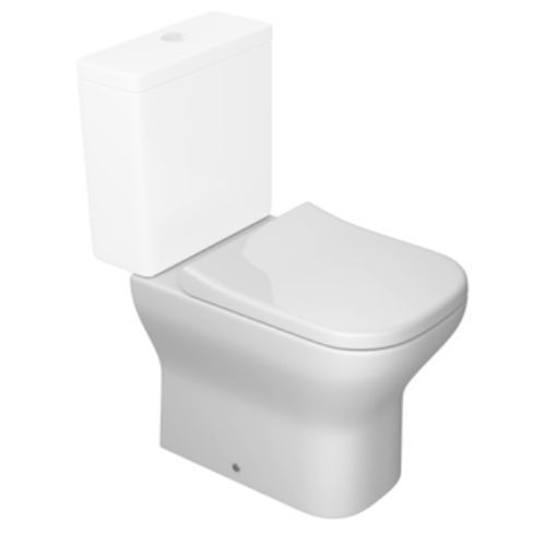 Imagen de Inodoro largo blanco Axis DECA