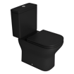 Imagen de Inodoro largo negro mate Axis DECA
