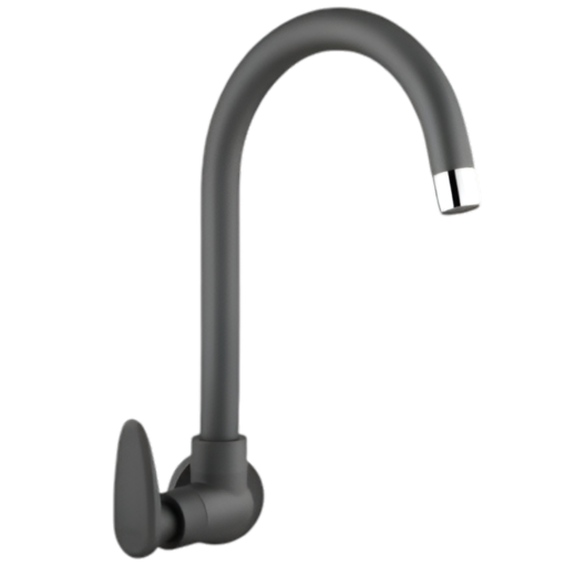 Imagen de Grifo unitario pared abs negro allure decore VIQUA