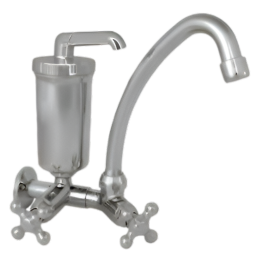 Imagen de Grifo pared con purificador ABS cromo VIQUA