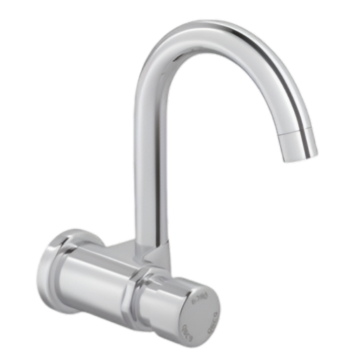 Imagen de Canilla temporizada alta pared DECA