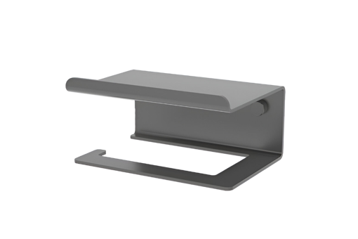 Imagen de Portarrollo con estante grafito Ispirazione FUTURE