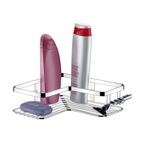 Imagen de Repisa esquinero rejilla cromo Evoluzione FUTURE