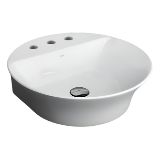 Imagen de Lavatorio apoyo arco doble 46 L 1066 blanco DECA