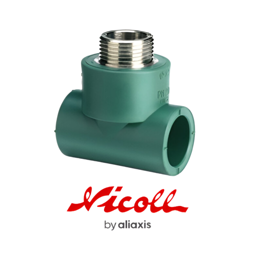 Imagen de Tees Rosca Macho NICOLL FUSION (VER OPCIONES)▼