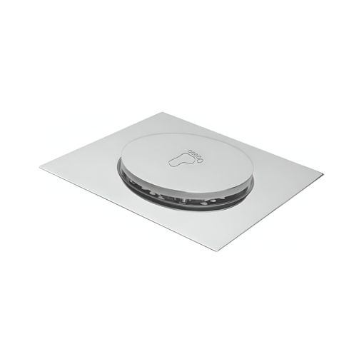 Imagen de Rejilla para piso 15X15 push cromo LACH