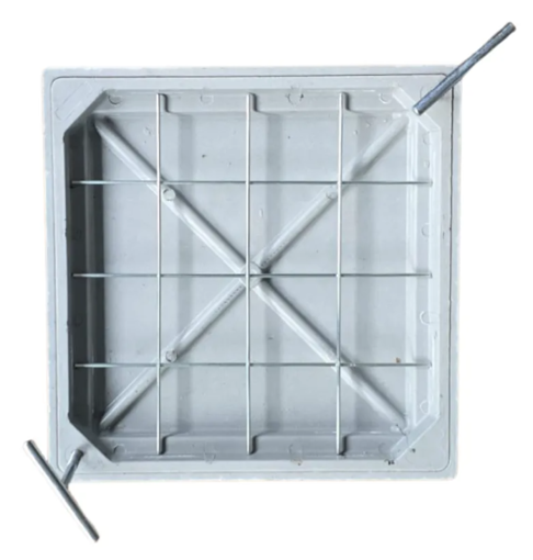 Imagen de TAPA Y MARCO MOSAICO RESINA 60X60 (LIGHT DUTY) PEATONAL LACHS