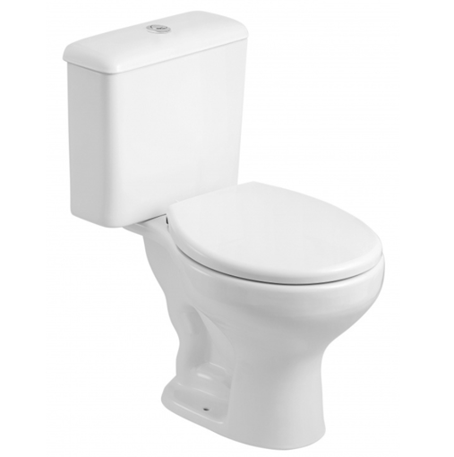 Imagen de Inodoro + Cisterna descarga simple blanco CELITE