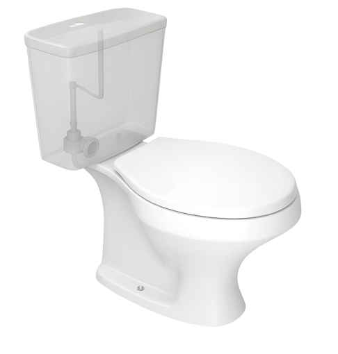 Imagen de Inodoro largo blanco Ravena DECA