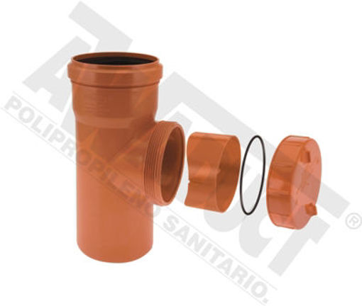 Imagen de CAÑO CAMARA 110 (TE DE INSPECCION) ACUSTIK