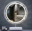 Imagen de ESPEJO REDONDO 60cm C/LUZ LED FRONTAL Y DESEMPAÑADOR DMC