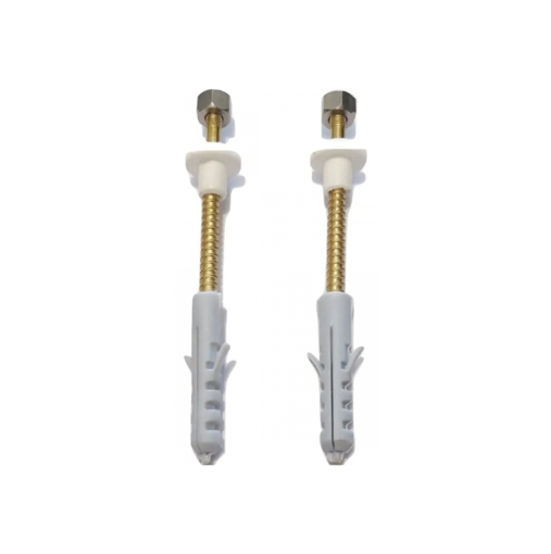 Imagen de FIJACIÓN TORNILLO CROMADO CABEZA NIQUELADA C/TACO MALVAR