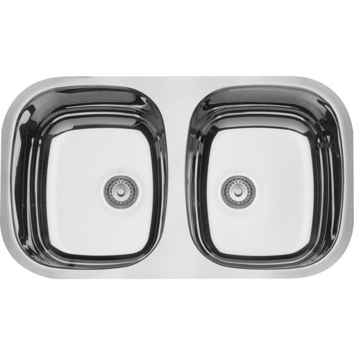 Imagen de Pileta doble 72 x 40 x 15 valv 4 1/2 TRAMONTINA