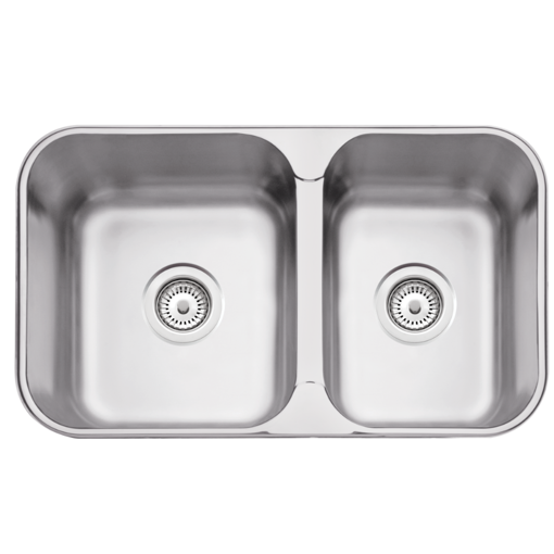 Imagen de Pileta y media satinada 69 x 40 x 15 TRAMONTINA