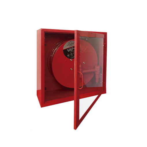 Imagen de BOCA DE INCENDIO (NICHO) C/MANGUERA, CARRETEL Y PUNTERO